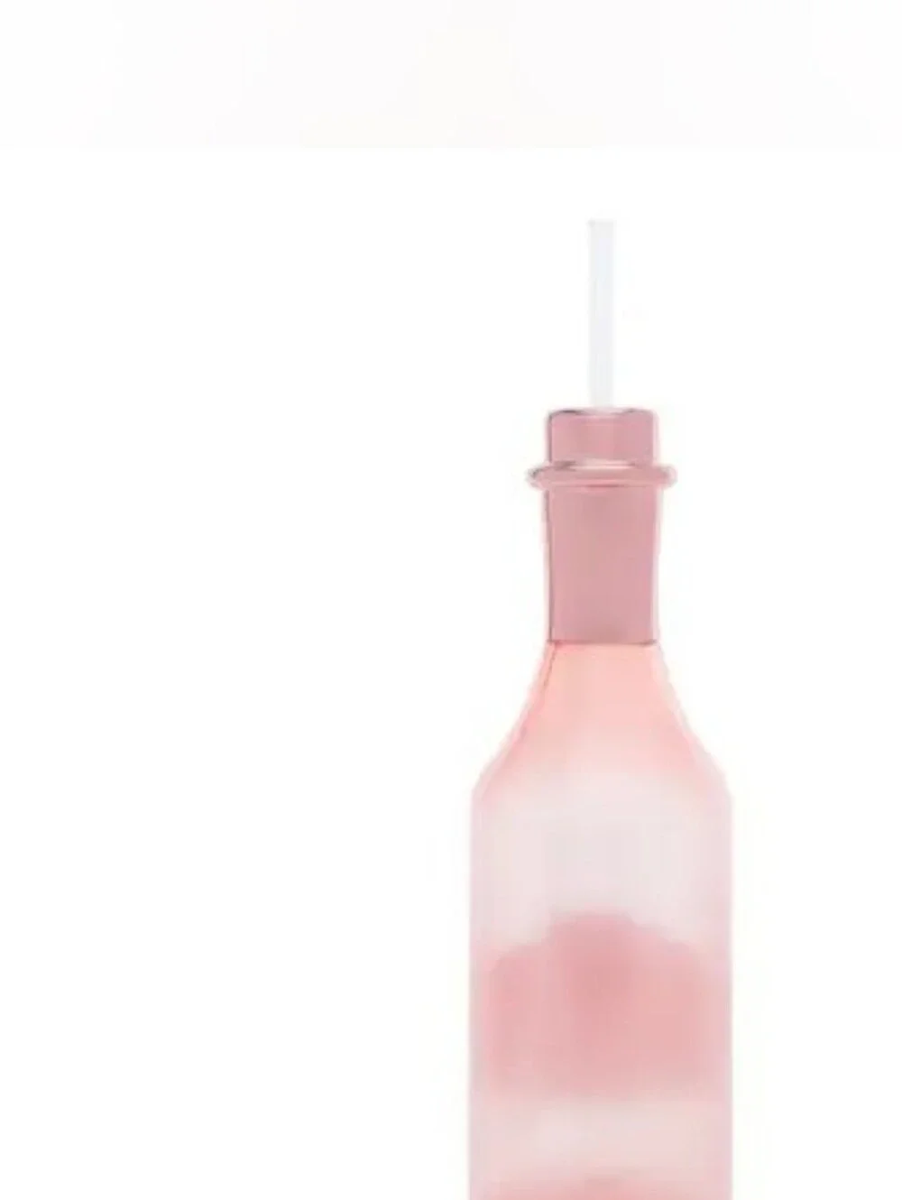 Champagne Resuable Drink Bottle with Straw